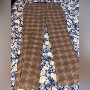 Apt. 9 Women’s Brown Plaid Pants